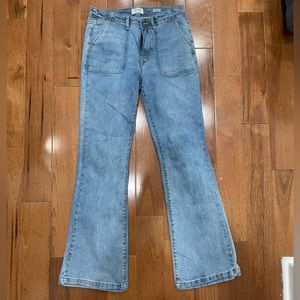 Kensie Vintage Luxe Flare Jeans